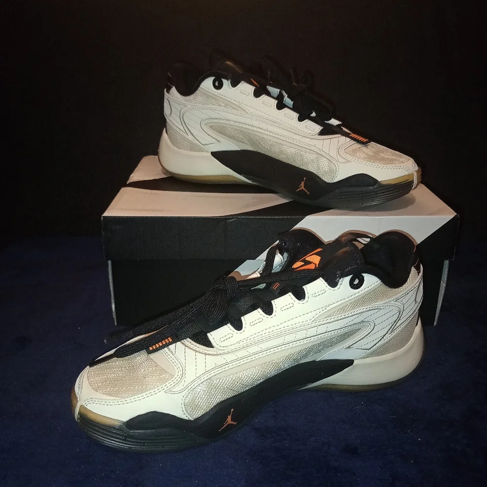 NWB Air Jordan Luka 2 Coconut milk Fossil Black Men size 8 Women's 9.5 - Picture 2 of 13